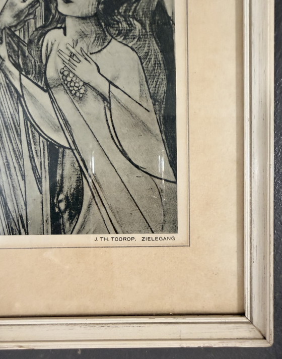 Jan Toorop 1858-1928 / Litografia Originale - Zielengang 1920 – Litografie e stampe, Paper (photo 5 of 8)
