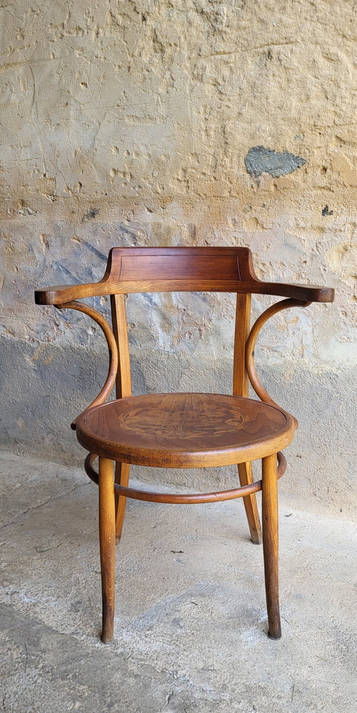 Art Nouveau fauteuil Horgen Glarus / Glaris