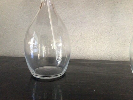 Set of 2 Vintage IKEA Table Lamps with Shade – Glass, Paper (photo 5 of 9)
