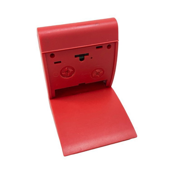 Image 1 of Vintage Garant wekker | DDR | jaren 70-80 | mechanisch | rood | retro design