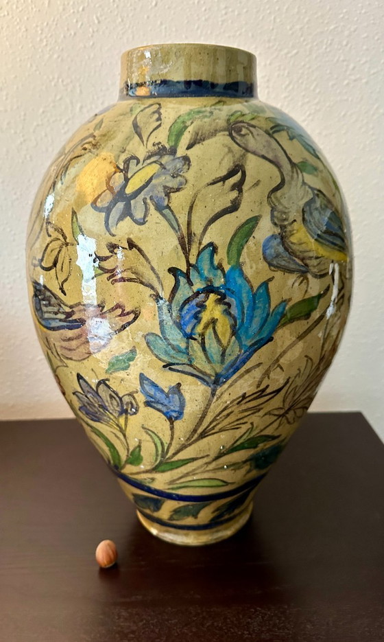 Image 1 of XXL VASE DYNASTIE KADJAR PERSE ANCIEN