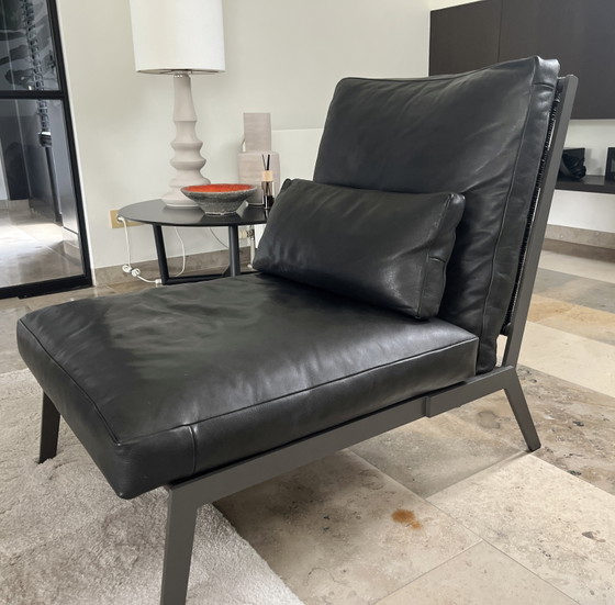 Sessel aus Anilinleder – Leather, Metal (photo 3 of 5)