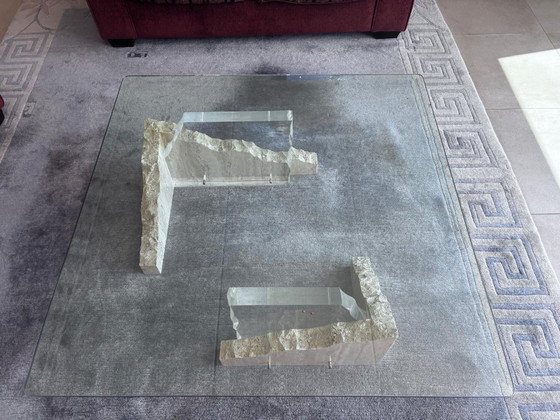 Image 1 of Magnussen Ponte Square Coffee Table - 1980s/1990s Design - 1.14 x 1.14 cm