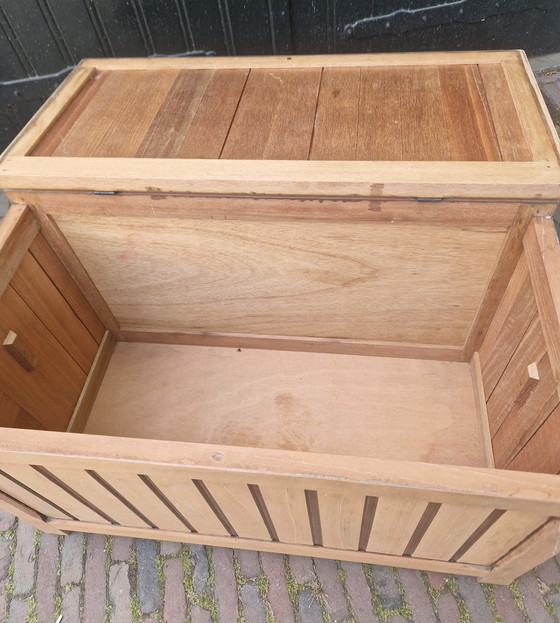 Image 1 of Teak royal chest, Cushion box, storage box