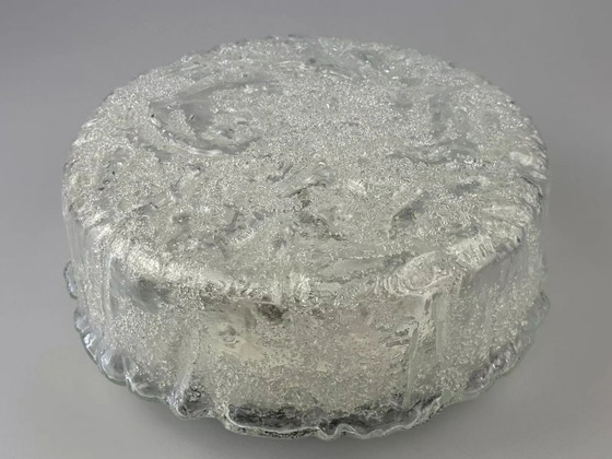 Image 1 of 60er 70er Jahre Deckenlampe Glashütte Limburg Germany Plafoniere Space Age