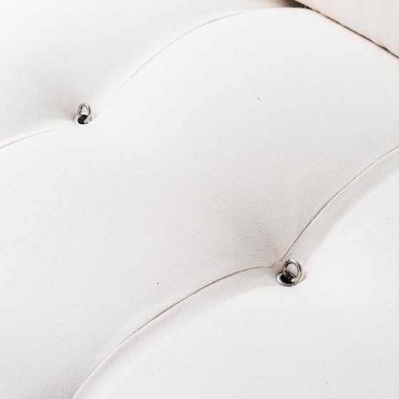 Image 1 of CAMALEONDA POLTRONA IN COTONE BIANCO M. BELLINI B&B ANNI '70 VINTAGE MODERNARIATO