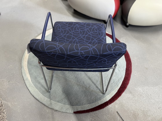 Image 1 of Leolux Talassa Fauteuil Maze Stof Blauw