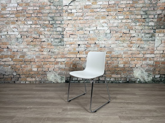 Image 1 of 4x Vitra HAL RE Sledge bianco