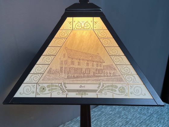 Table lamp. – Metal, Glass (photo 8 of 9)