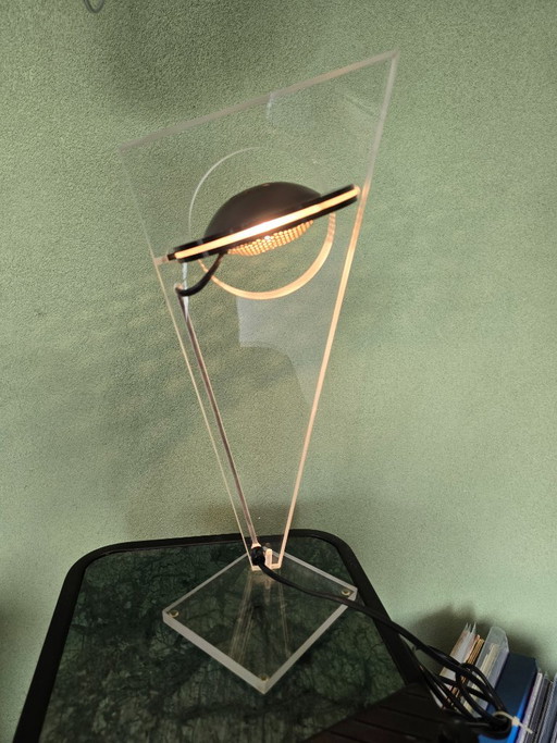 Magnifique et rare lampe postmoderne de Harco Loor, années 80.
