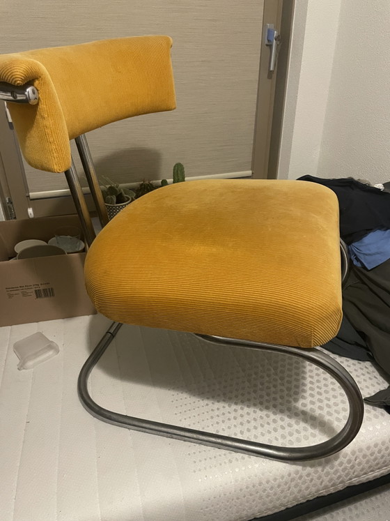 Sedia Vintage. Stile Gispen. Gebr. De Wit? – Merk onbekend, Poltrone, rvs (photo 5 of 5)