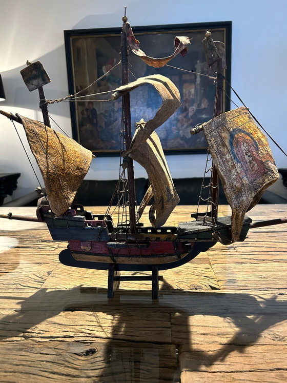 Velero antiguo finales de 1800 – Objetos decorativos, Madera (photo 3 of 15)