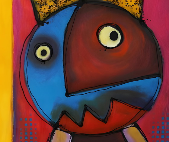 Image 1 of Peinture de parents "Le Roi