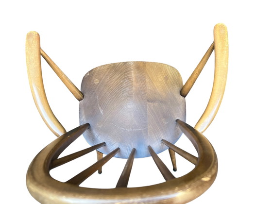 Image 1 of Bellissimo vintage Ercol Quaker spilla stoel Lucian Ercolani spijlenstoel