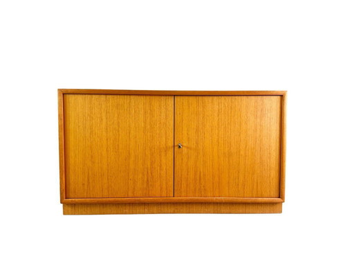 Original Midcentury sideboard WK Möbel teak lowboard chest of drawers