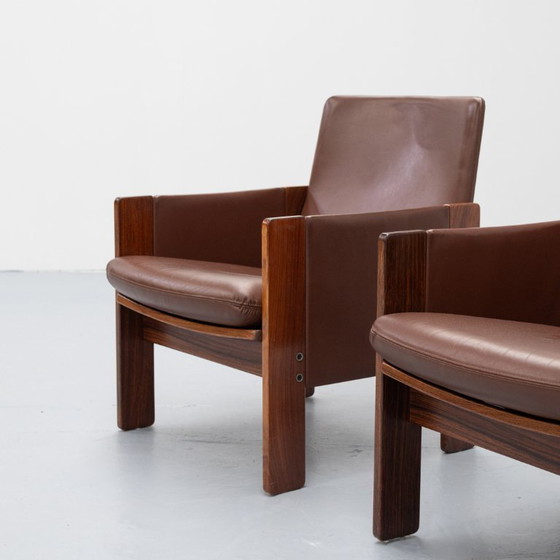 Image 1 of Set di 2 poltrone Cassina 917 Scarpa anni '60