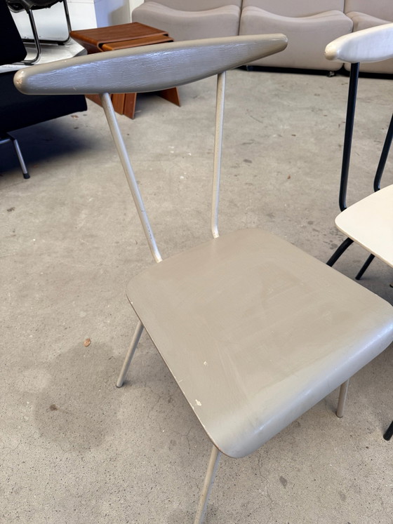 Auping Dressboy chair, Wim Rietveld (stock: 3), Chairs and lounge chairs, Metal, Wood, Black (photo 2 of 15)