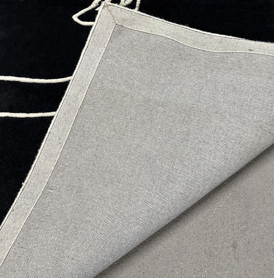Image 1 of Skandinavischer rechteckiger Vintage-Teppich aus Wolle