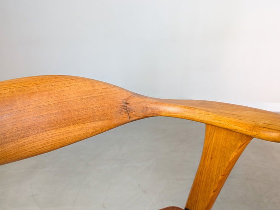 Image 1 of Ensemble de 6 chaises du milieu du siècle Høng Erik Kirkegaard Modèle 49b en teck