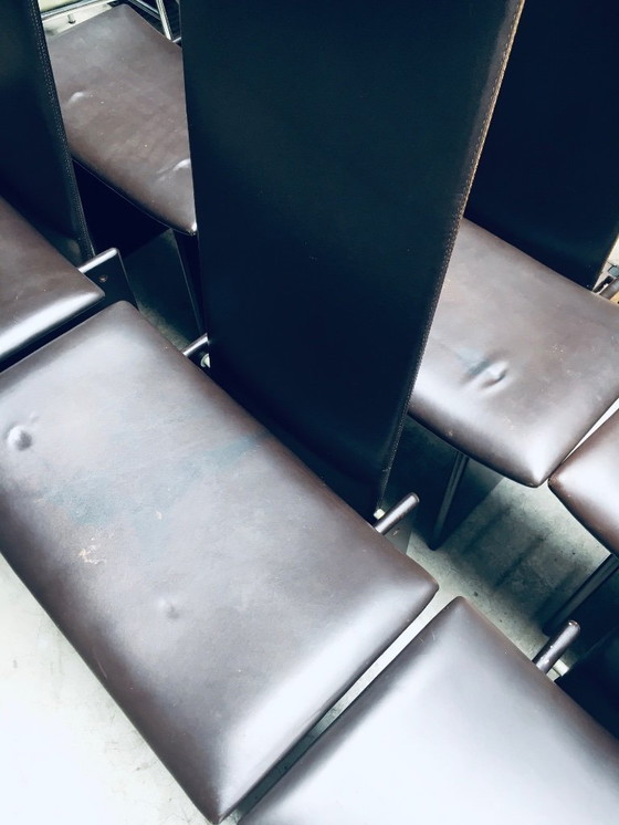 Image 1 of Postmodern Design RENNIE Dining Chair set by Kazuhide Takahama for Simon Gavina, Italy 1980's