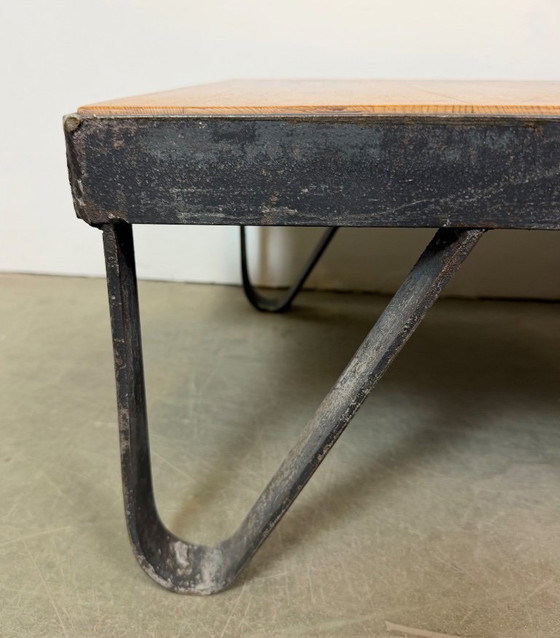 Carrello Tavolino da Caffè Industriale Nero, Anni '60 – Tavolini da caffè, Ferro (photo 10 of 16)