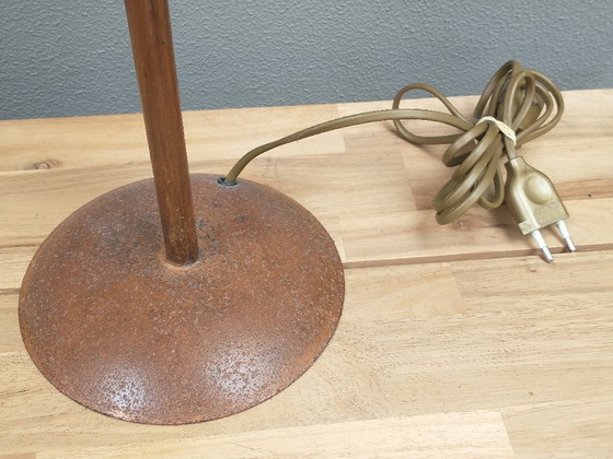 Image 1 of 2 x table lamp with Alabaster shade