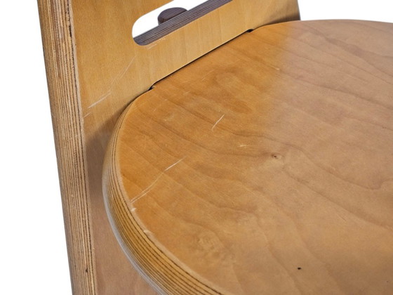 Dutch design - Gijs Boelaars - Lundia - Chair - Model Lundi-sit - 80s – Dining chairs, Wood (photo 7 of 7)