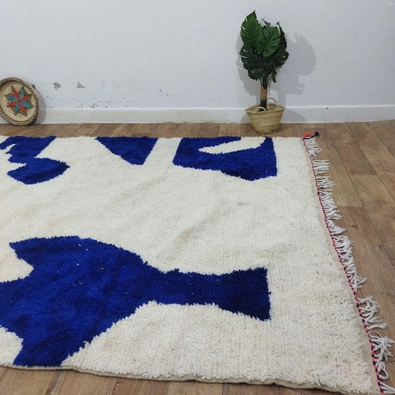 Handgemaakt Berber Beni Ouaraine tapijt van natuurlijke wol, afmeting 200/350 cm – Aime Té (photo 7 of 8)
