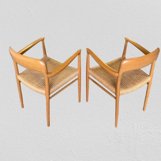 Image 1 of Satz von 8 Stühlen Niels Moller für Mollers Mobelfabrik