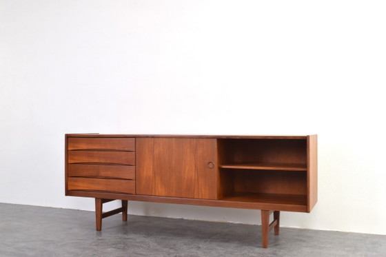 Image 1 of Mid-Century Teak Hi-Fi Sideboard Ulvö by Erik Wørts for Ikea, 1960s.