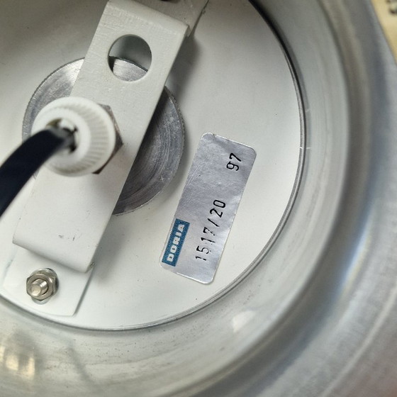 Image 1 of Set van 2 vintage tafellampen van Doria Leuchten. Glas en metaal. Retro / space age. Duitsland 1960 / 1970.