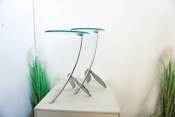 Image 1 of 2 mesas auxiliares Metaform Papillon