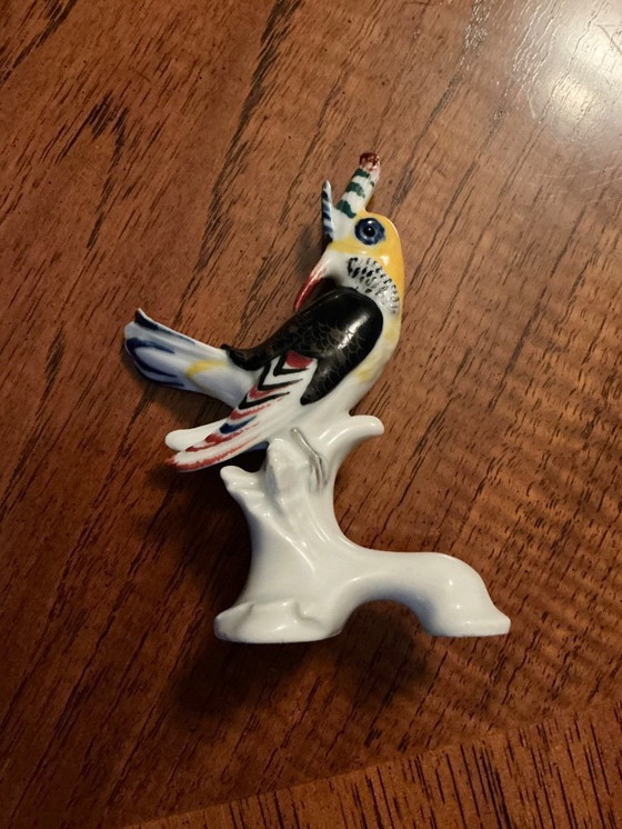 Image 1 of Petit Oiseau KAREL-ENS PORCELAINE, UNIQUE et RARE