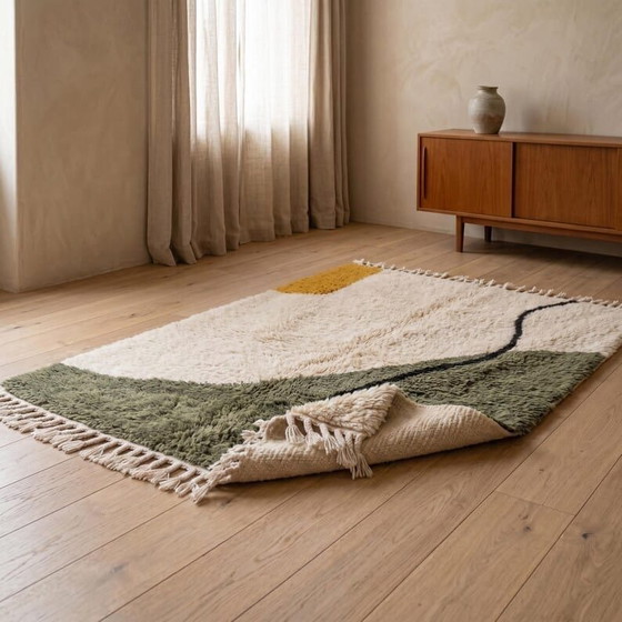 Alfombra bereber, tradicional, hecha a mano, 2/3 m – Alberto Bazzani, Wool (photo 4 of 6)