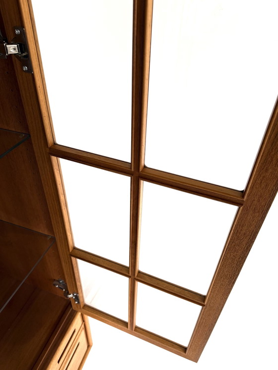 Image 1 of Vitrine vintage XL en teck, Dyrlund '80