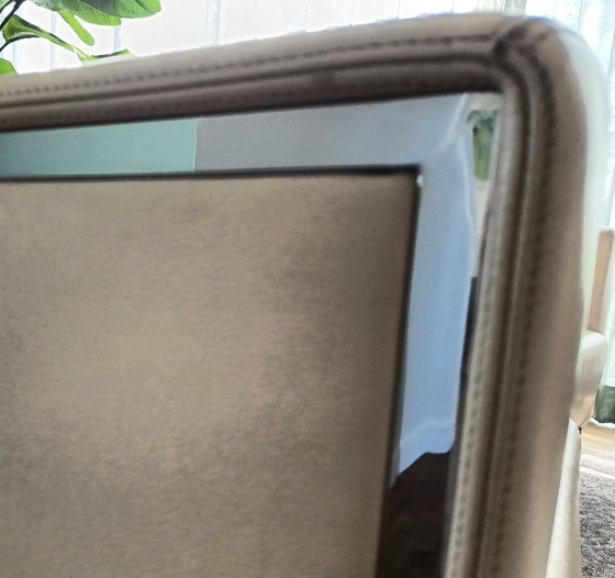 Image 1 of Area salotto in pelle Moroso Steel, bianco crema