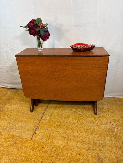 Mid-Century Retro Vintage Teak Drop Leaf Dining Table by G Plan 1960s  Kitchen or Dining Table • Space-Saving Design • British C