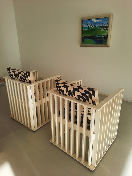 Image 1 of Chaises Purkersdorf à 2 colonnes Moser/Josef Hoffman