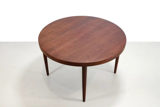 Round Rosewood dining table by Kai Kristiansen, 1960s – Mobler, Vintage (photo 3 of 6)