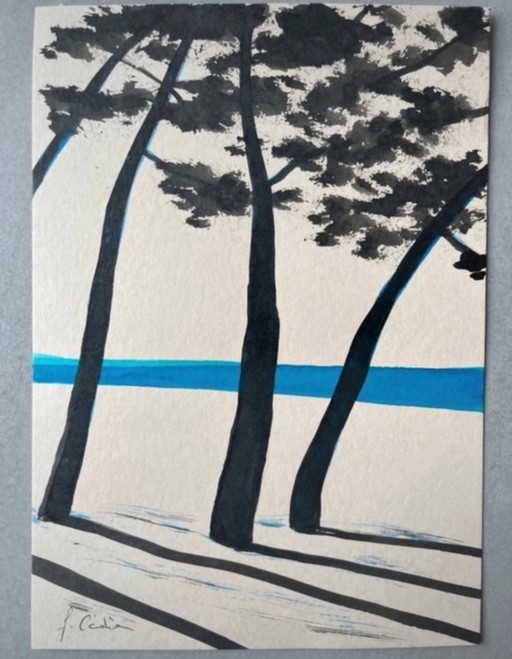 Artist's sketch 21x15cm
