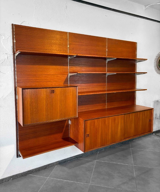 Image 1 of Vintage mid century Scandinavisch design wandmeubel