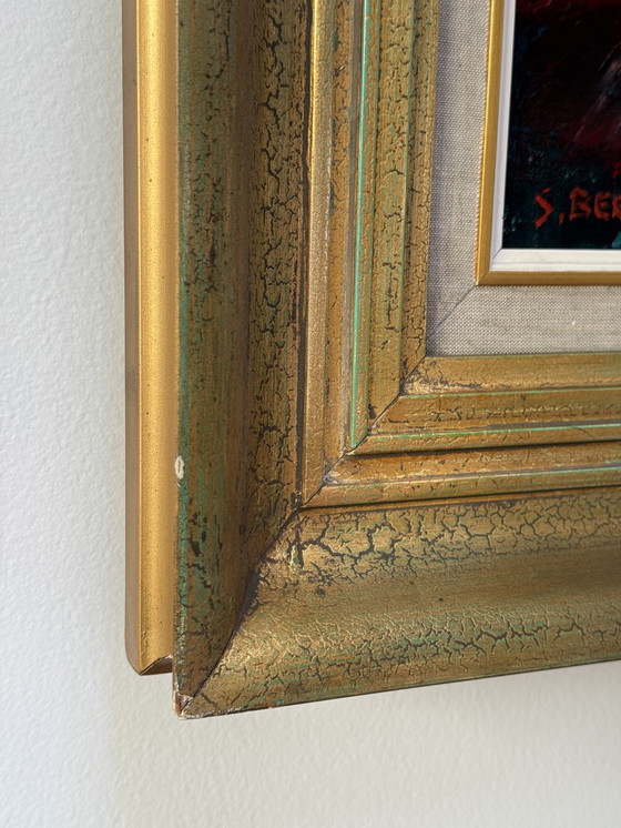 Image 1 of Sylvain Beerens (1917) - Paysage rouge