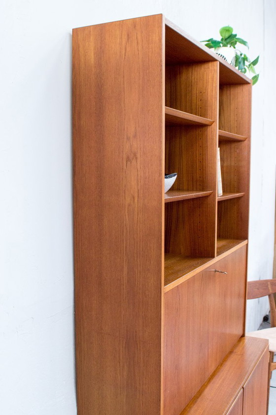 Image 1 of Credenza vintage Poul Hundevad in teak per segreteria