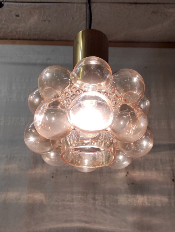 Image 1 of Hanglamp in bubbelvorm van Helena Tynell voor Limburg - jaren 60/70