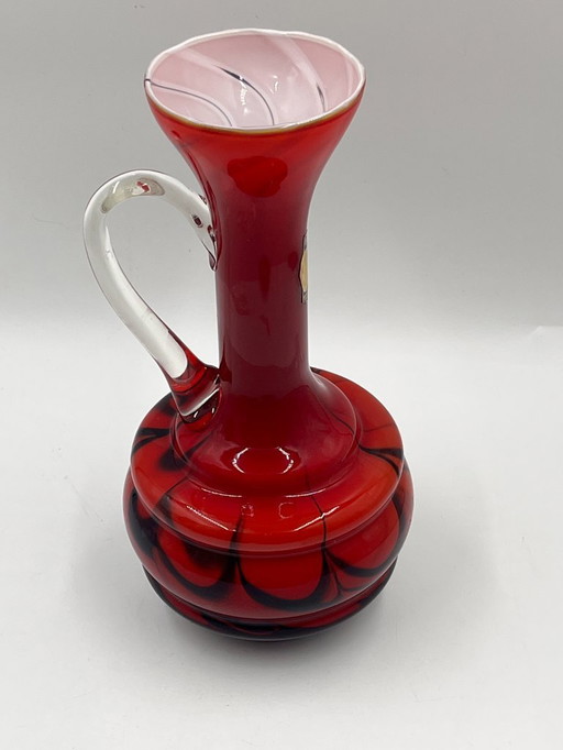 Opaline Florence BT jug vase