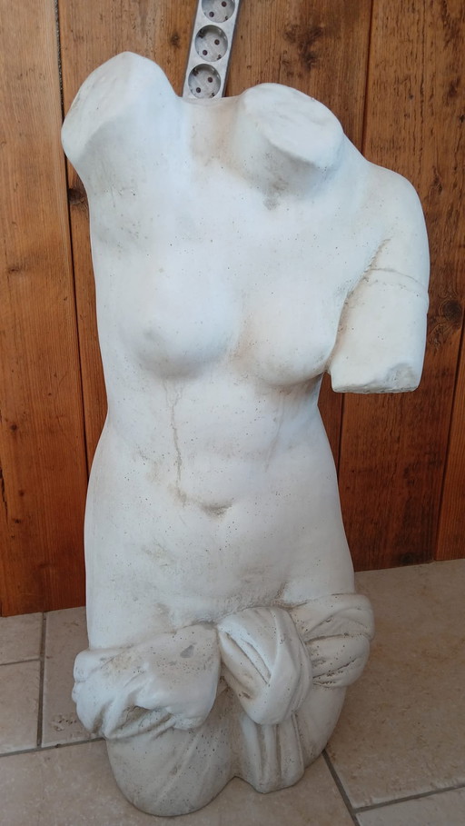 Statue de jardin Femme Torse Buste Buste Roman