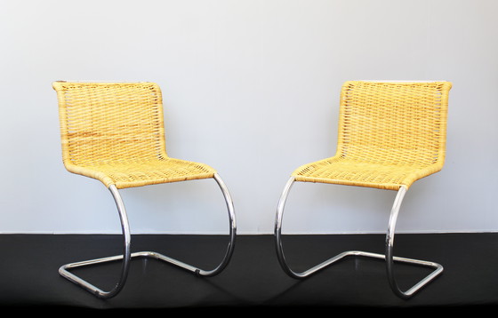 Image 1 of Set Of 6X Mr.10 Chairs Ludwig Mies Van Der Rohe Knoll International Seats