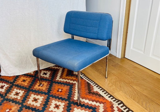 Vintage Modern/Postmodern Artifort Stil 70er/80er Jahre Rohrrahmensessel