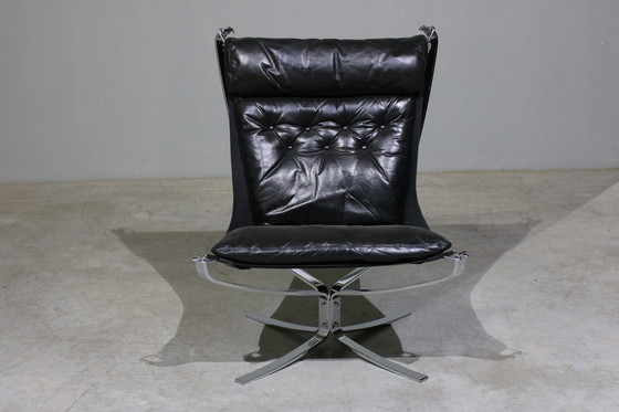 Image 1 of Set of Model Falcon Lounge Chairs by Sigurd Ressel for Vatne Mobler