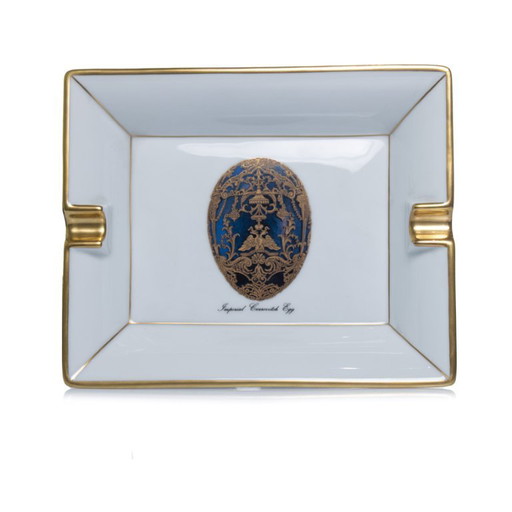 Fabergé, cenicero con estampado – decoratieve objecten, Porcelain